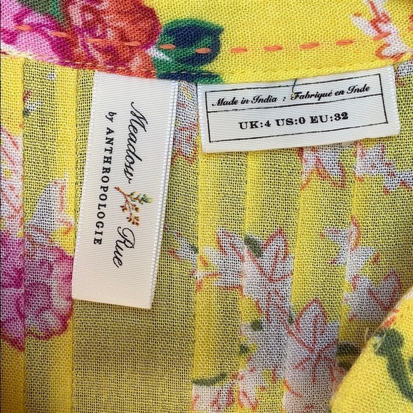 Whimsical pin tucked blouse by Meadow Rue - Picture 3 of 4